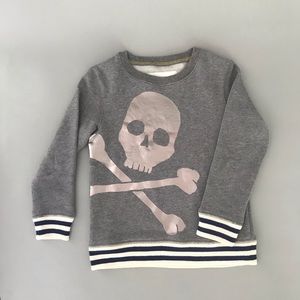 Boys Mini Boden Gray Sweatshirt
